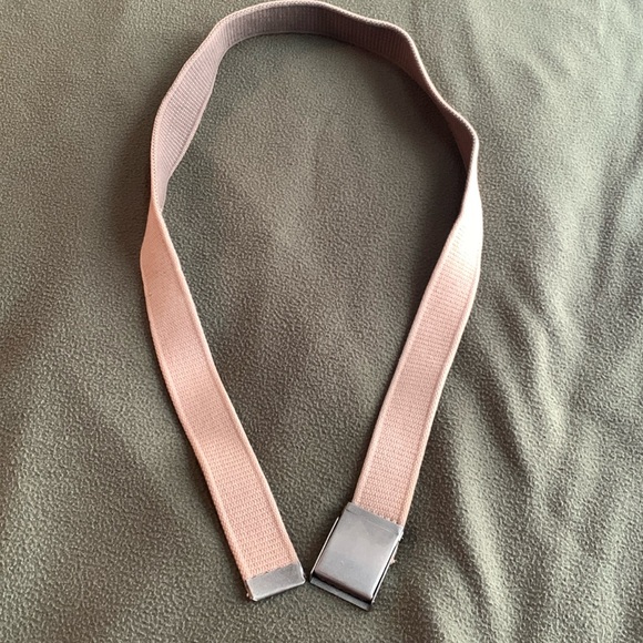 Other - Men’s tan adjustable belt.  Silver buckle. Approximately 47 inches long.